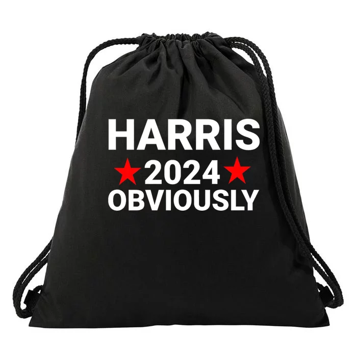 Kamala Harris 2024 Obviously Kamala Harris For President Obviously Drawstring Bag