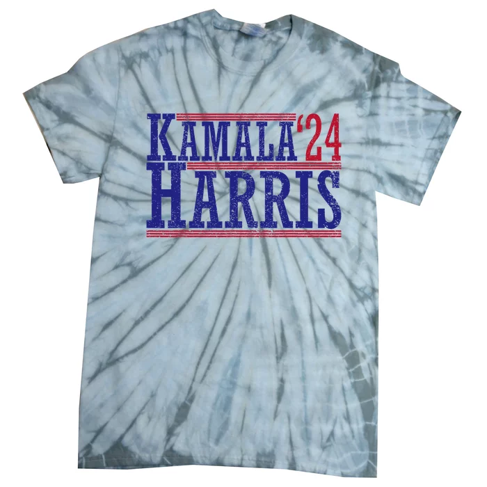 Kamala Harris 24 Harris 2024 Elect President Harris Tie-Dye T-Shirt