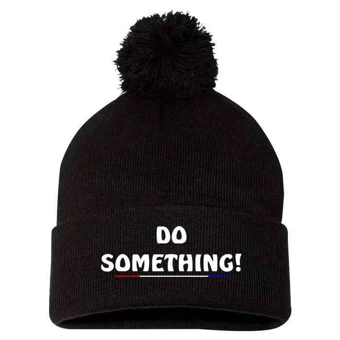 Kamala Harris 2024 Election Michelle Obama Do Something! Pom Pom 12in Knit Beanie