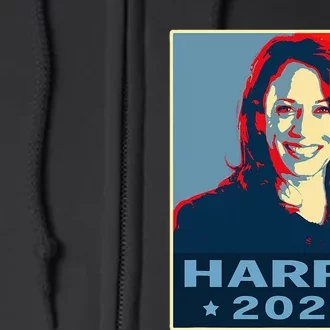 Kamala Harris 2024 President America Vote Democrats Full Zip Hoodie