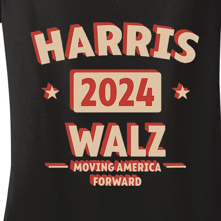 Kamala Harris 2024 Athletic Women's V-Neck T-Shirt