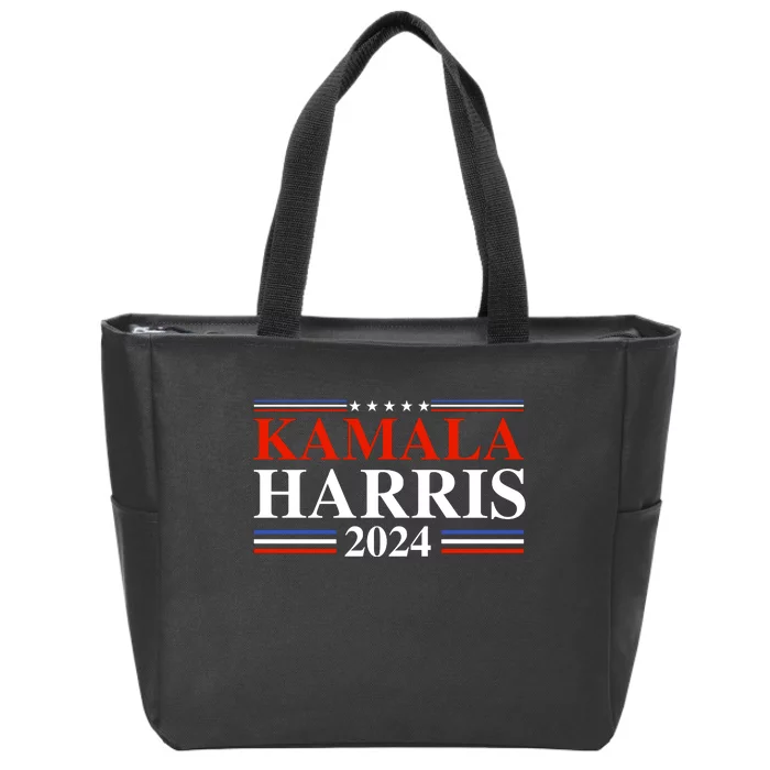 Kamala Harris 2024 Zip Tote Bag