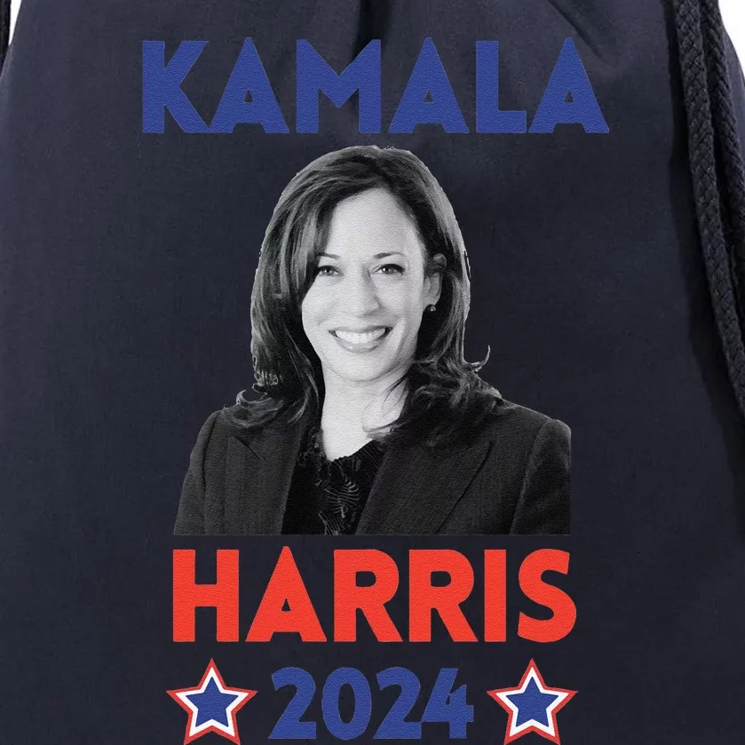 Kamala Harris 2024 T Kamala For President Democrat Gift Drawstring Bag