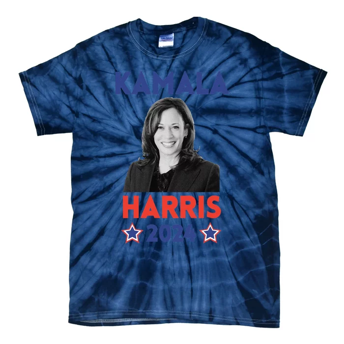 Kamala Harris 2024 T Kamala For President Democrat Gift Tie-Dye T-Shirt