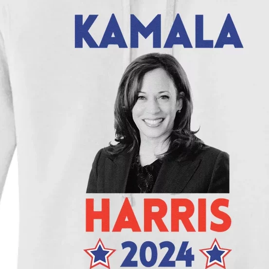 Kamala Harris 2024 T Kamala For President Democrat Gift Women's Pullover Hoodie