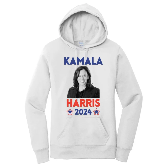 Kamala Harris 2024 T Kamala For President Democrat Gift Women's Pullover Hoodie