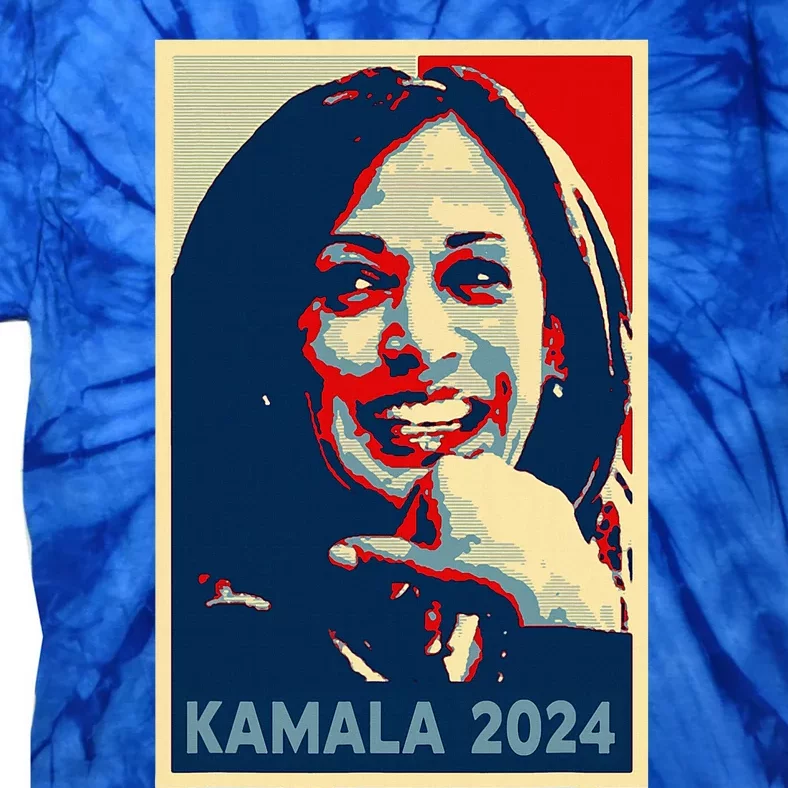 Kamala Harris 2024 For President Campaign Tie-Dye T-Shirt