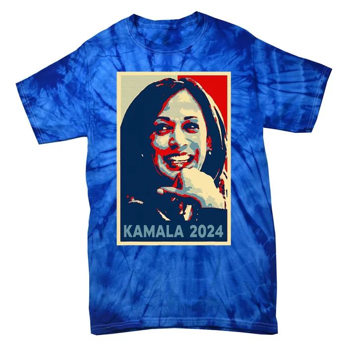 Kamala Harris 2024 For President Campaign Tie-Dye T-Shirt