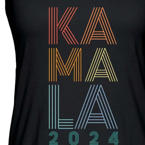 Kamala Harris 2024 Presidential Election Ladies Essential Flowy Tank