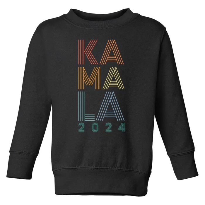 Kamala Harris 2024 Presidential Election Toddler Sweatshirt