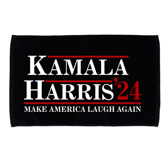 Kamala Harris 2024 Make America Laugh Again Microfiber Hand Towel