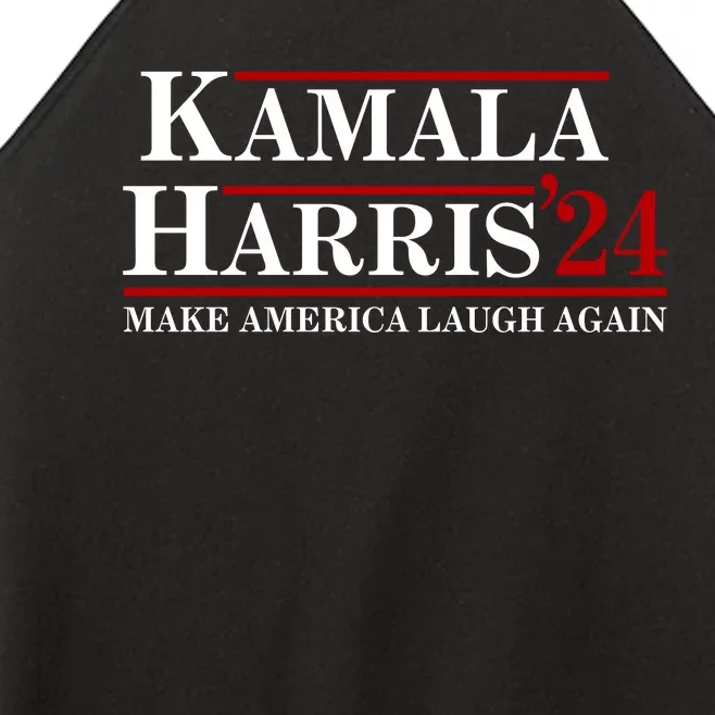 Kamala Harris 2024 Make America Laugh Again Women’s Perfect Tri Rocker Tank