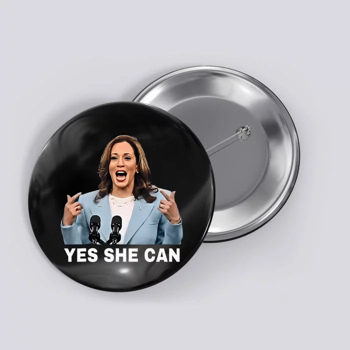 Kamala Harris 2024 President Election Kamala Yes She Can Button