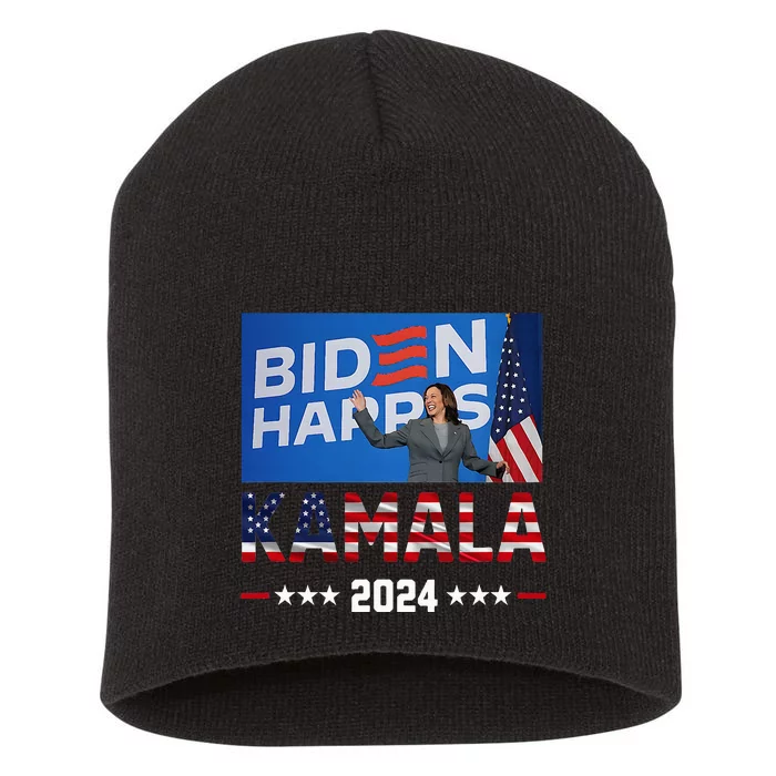 Kamala Harris 2024 Short Acrylic Beanie