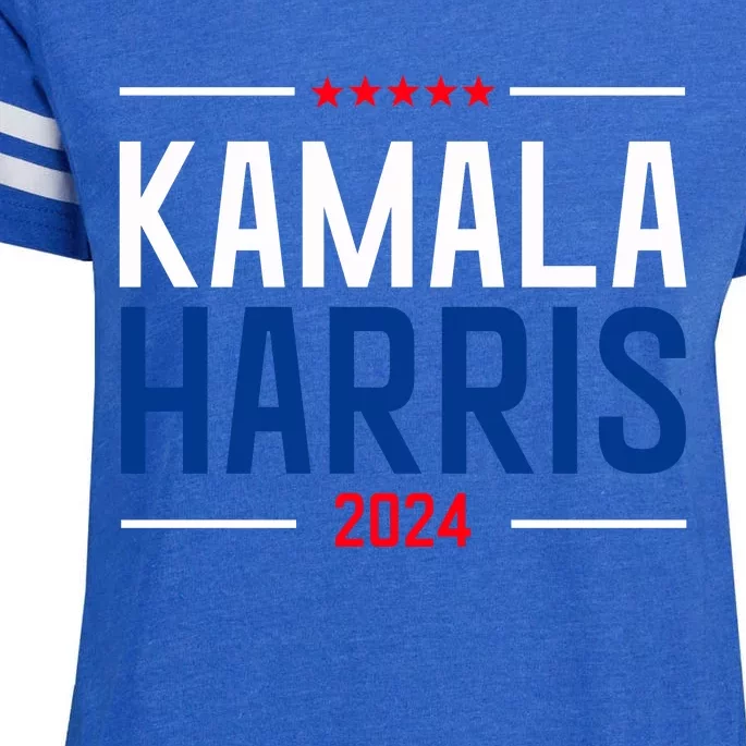 Kamala Harris 2024 Enza Ladies Jersey Football T-Shirt