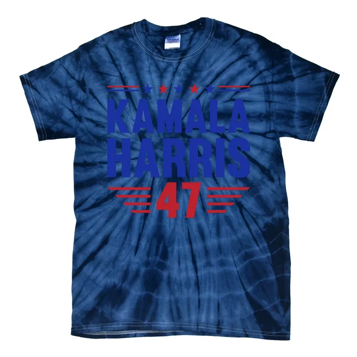 Kamala Harris 2024 Madam President Kamala Harris 47 Tie-Dye T-Shirt