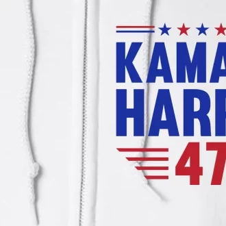 Kamala Harris 2024 Madam President Kamala Harris 47 Full Zip Hoodie