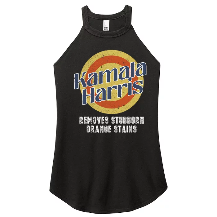 Kamala Harris 2024 Removes Stubborn Orange Stains Humorous Women’s Perfect Tri Rocker Tank