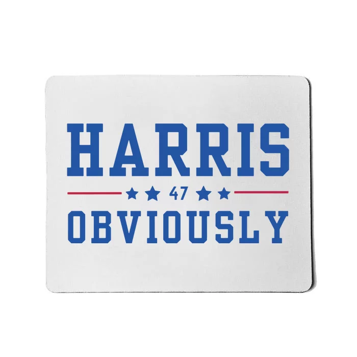 Kamala Harris 2024 Obviously Mousepad