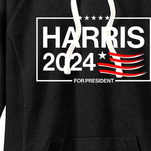 Kamala Harris 2024 For President Women's Fleece Hoodie