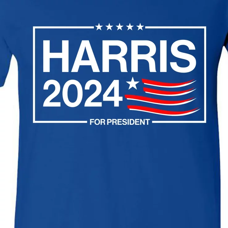 Kamala Harris 2024 For President V-Neck T-Shirt