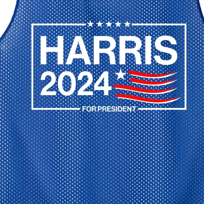 Kamala Harris 2024 For President Mesh Reversible Basketball Jersey Tank