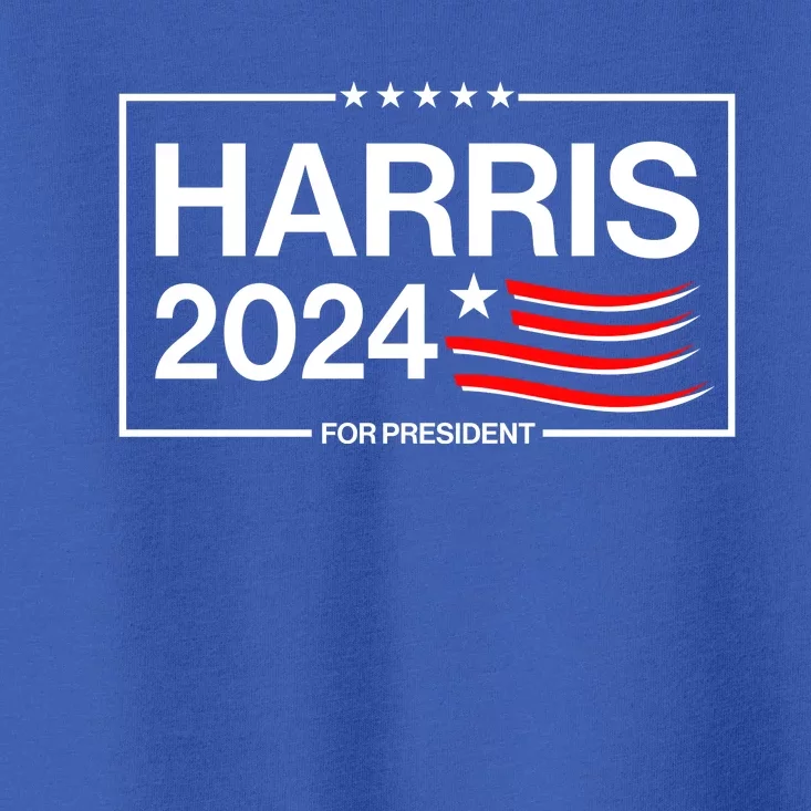 Kamala Harris 2024 For President Toddler T-Shirt