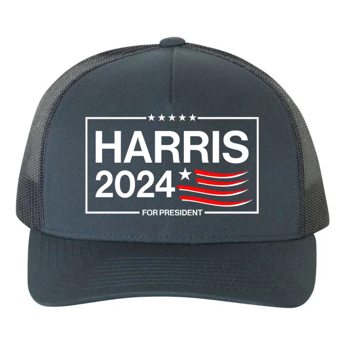 Kamala Harris 2024 For President Yupoong Adult 5-Panel Trucker Hat