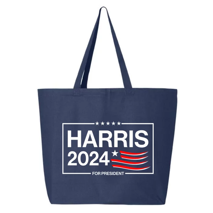 Kamala Harris 2024 For President 25L Jumbo Tote