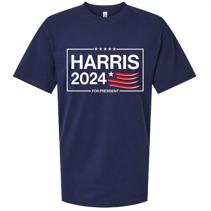 Kamala Harris 2024 For President Sueded Cloud Jersey T-Shirt