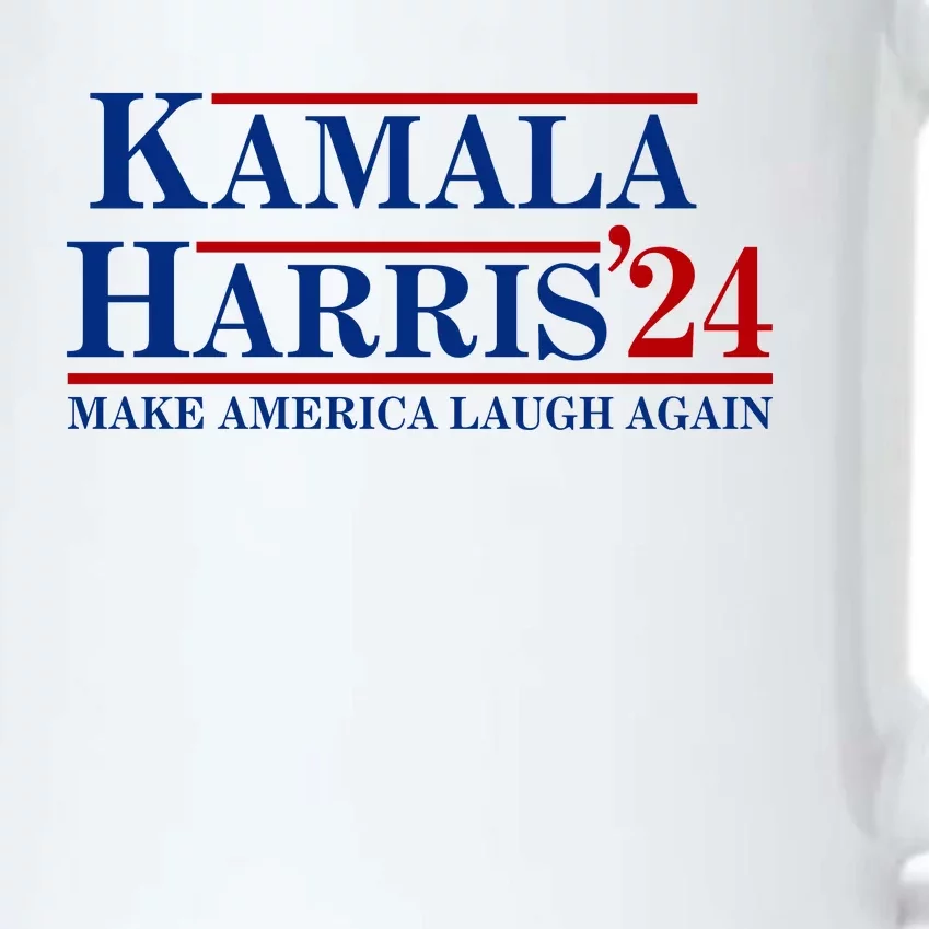 Kamala Harris 2024 Make America Laugh Again Black Color Changing Mug