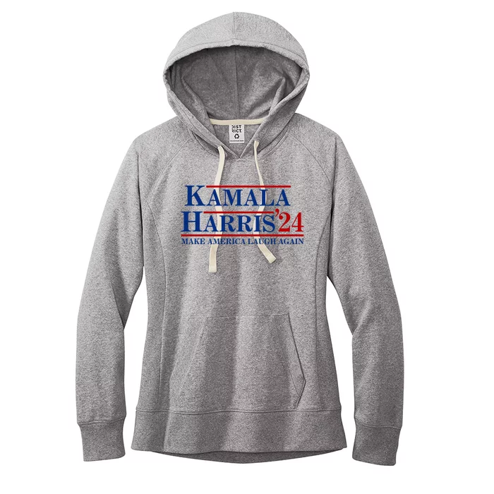 Kamala Harris 2024 Make America Laugh Again Women's Fleece Hoodie