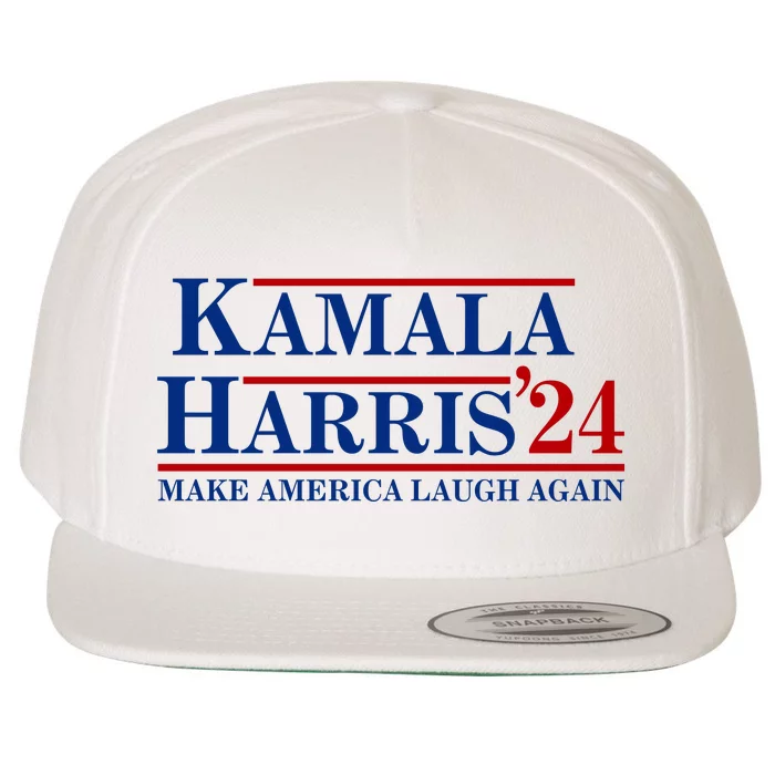 Kamala Harris 2024 Make America Laugh Again Wool Snapback Cap