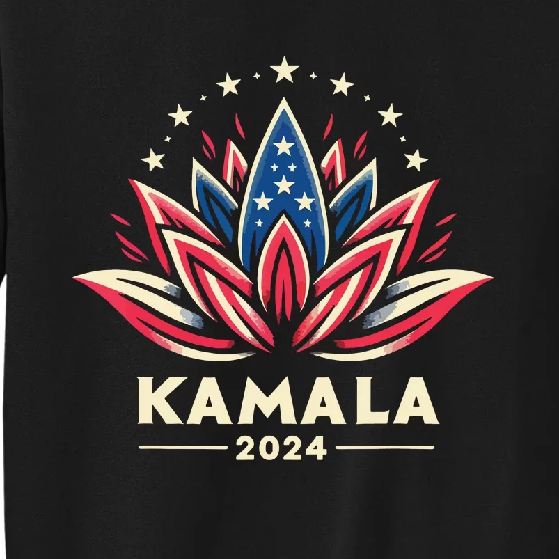 Kamala Harris 2024 Presidential Campaign American Lotus Sweatshirt