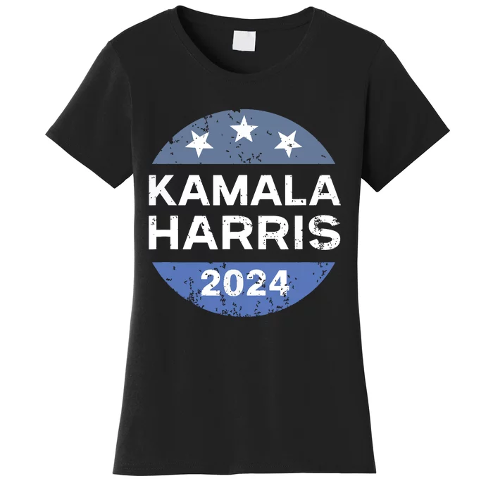 Kamala Harris 2024 Vintage Button Women's T-Shirt