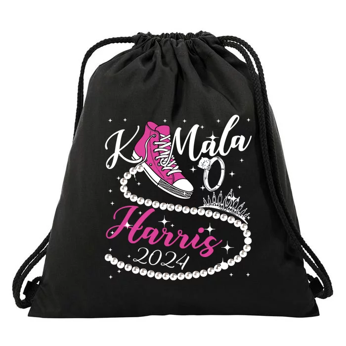 Kamala Harris 2024 Vote President Kamala Election Sneakers Drawstring Bag