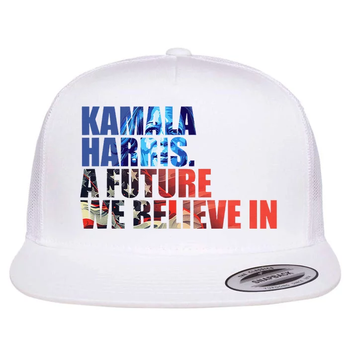 Kamala Harris 2024 Presidential Campaign Flat Bill Trucker Hat