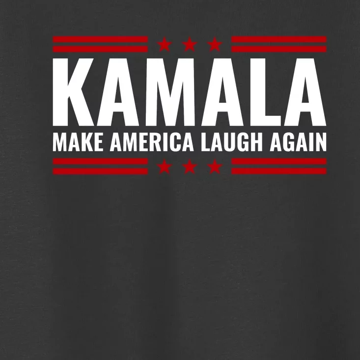 Kamala Harris 2024 Make America Laugh Again Toddler T-Shirt