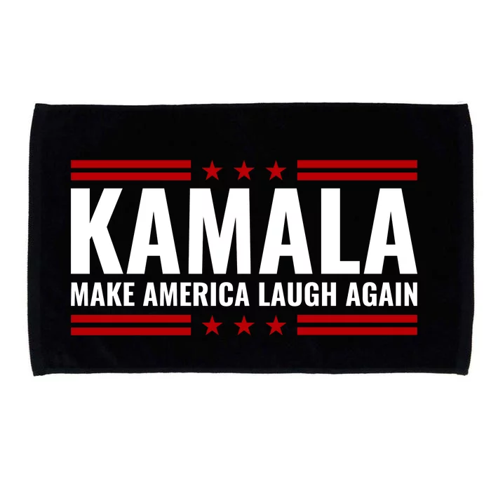 Kamala Harris 2024 Make America Laugh Again Microfiber Hand Towel