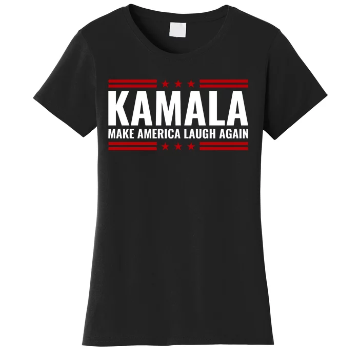 Kamala Harris 2024 Make America Laugh Again Women's T-Shirt