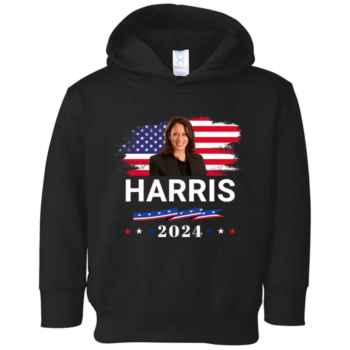 Kamala Harris 2024 Kamala Harris For President 2024 Toddler Hoodie