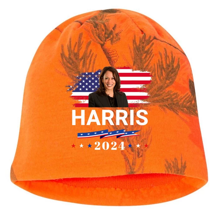 Kamala Harris 2024 Kamala Harris For President 2024 Kati - Camo Knit Beanie