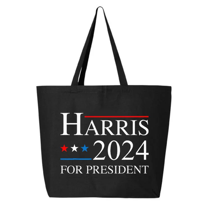 Kamala Harris 2024 For President Election Campaign 25L Jumbo Tote