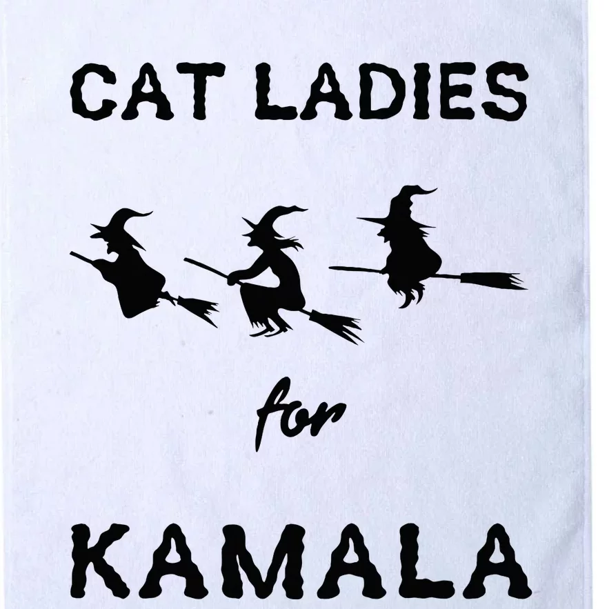 Kamala Harris 2024 Halloween Witches Cat Ladies For Kamala Platinum Collection Golf Towel