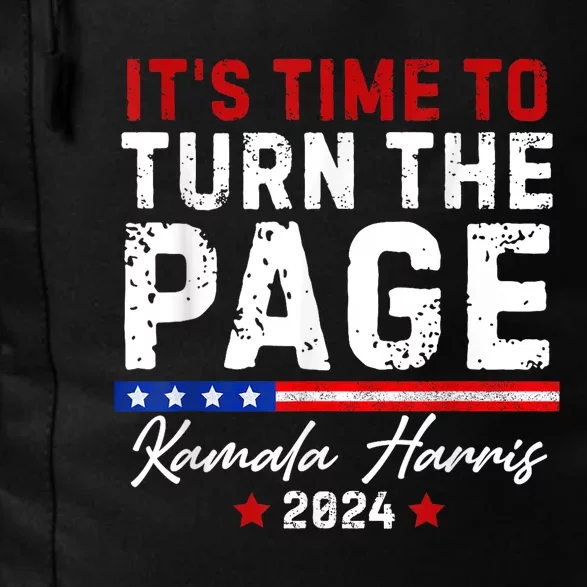 Kamala Harris 2024 Its Time To Turn Page Daily Commute Backpack