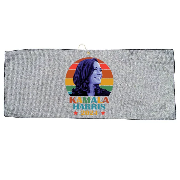 Kamala Harris 2024 Vote President Kamala Election 2024 Large Microfiber Waffle Golf Towel