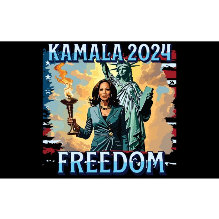 Kamala Harris 2024 For President Campaign Lady Liberty Torch Bumper Sticker