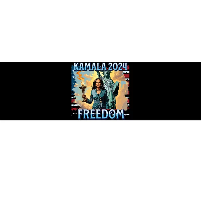 Kamala Harris 2024 For President Campaign Lady Liberty Torch Bumper Sticker