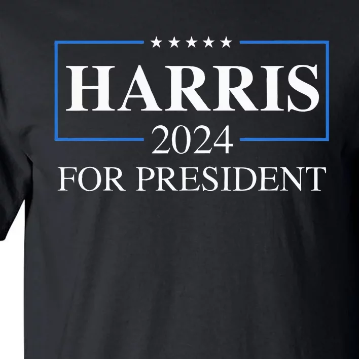 Kamala Harris 2024 For President Election Campaign Tall T-Shirt