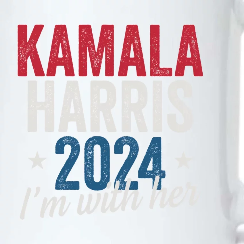 Kamala Harris 2024 Support IM With Her Kamala Harris 2024 Black Color Changing Mug